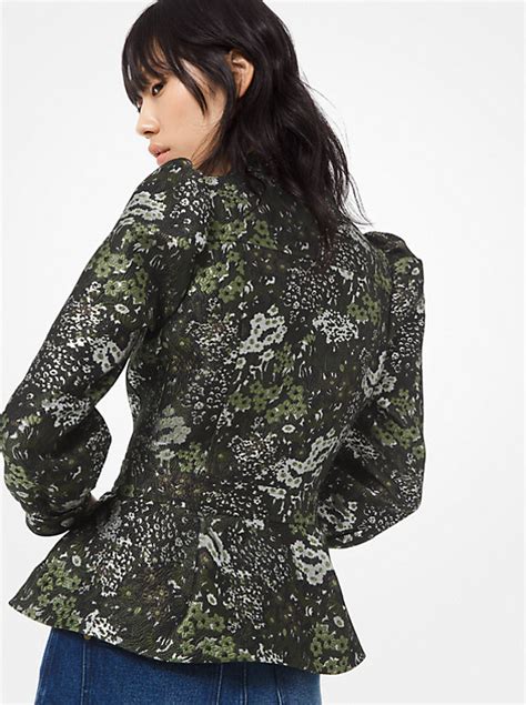 Floral Brocade Admiral’s Jacket 